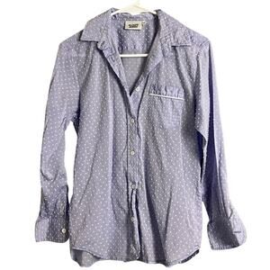 Sleepy Jones 100% Cotton Sleep Shirt Lilac Women's Size XS Sleepwear Loungewear